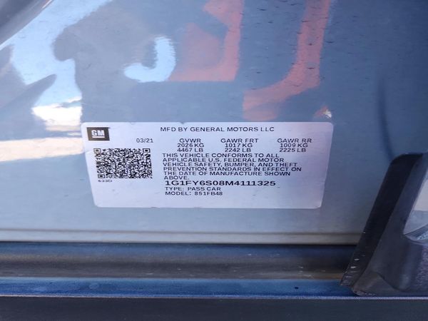 2021 CHEVROLET BOLT EV LT