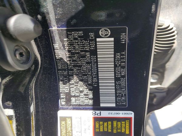 2013 TOYOTA CAMRY