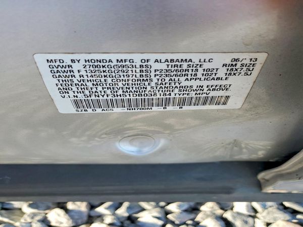 2013 HONDA PILOT EX-L