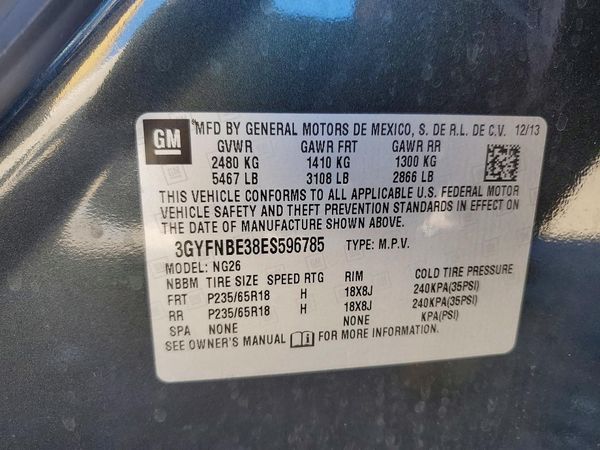 2014 CADILLAC SRX Luxury