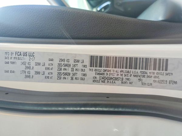 2017 DODGE DURANGO GT