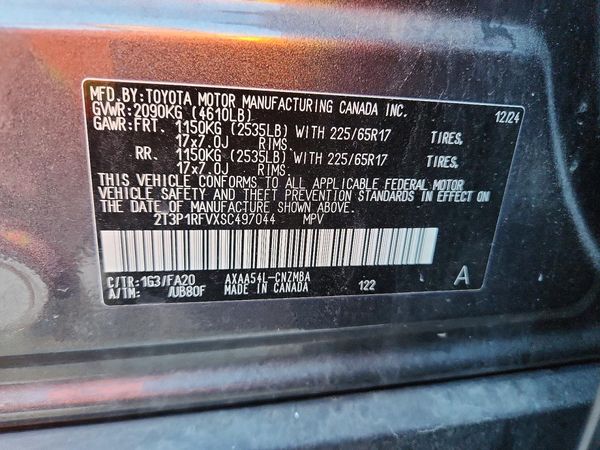 2025 TOYOTA RAV4