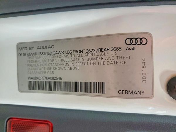 2019 AUDI S5
