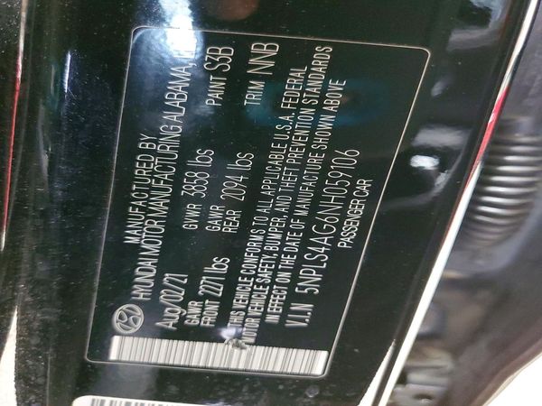 2022 HYUNDAI ELANTRA SEL w/Convenience Pkg