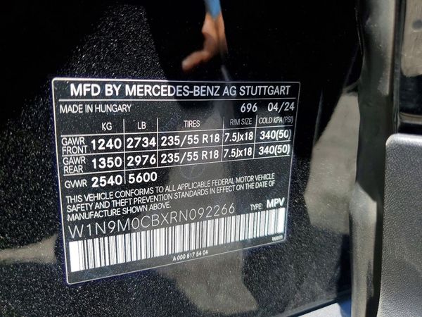 2024 MERCEDES-BENZ EQB EQB 250+