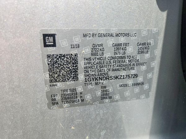 2019 CADILLAC XT5 Luxury