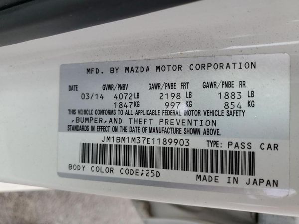 2014 MAZDA 3