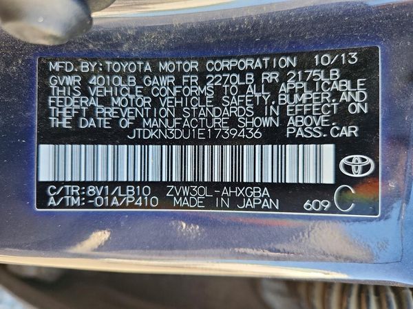 2014 TOYOTA PRIUS