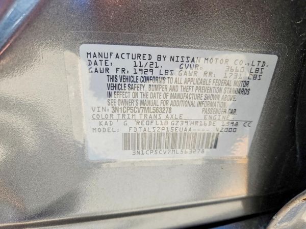 2021 NISSAN KICKS SV
