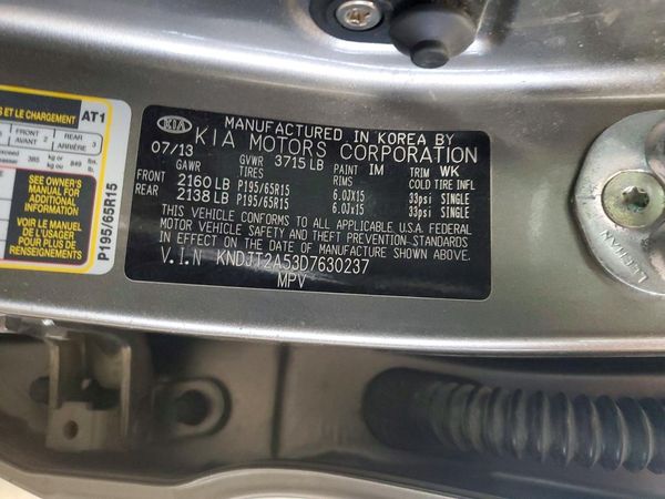 2013 KIA SOUL All Trims