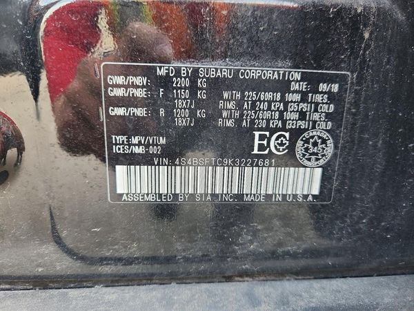 2019 SUBARU OUTBACK
