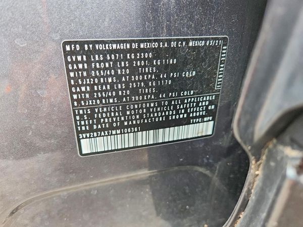 2021 VOLKSWAGEN TIGUAN