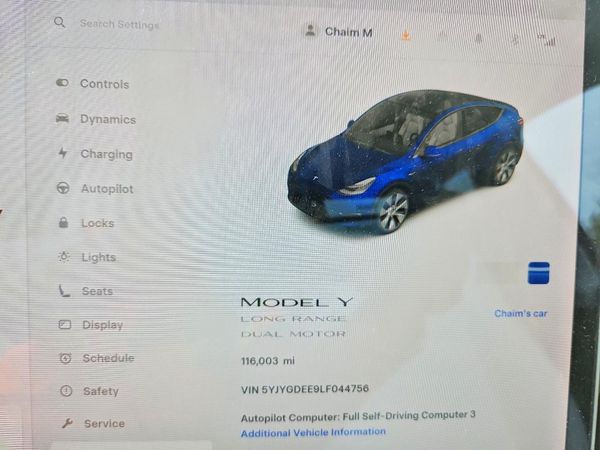 2020 TESLA MODEL Y