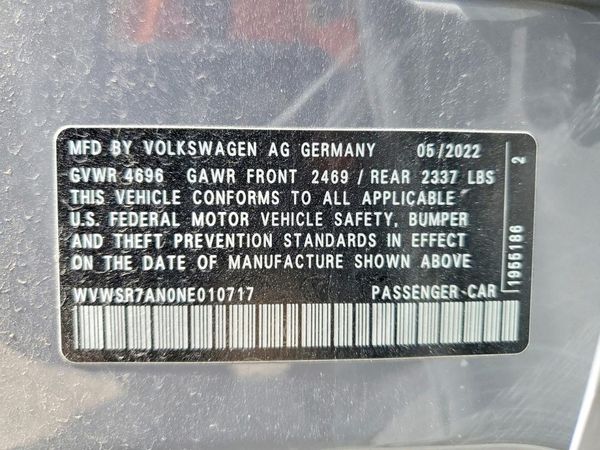 2022 VOLKSWAGEN ARTEON SE R-Line