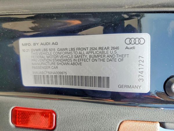 2022 AUDI A5