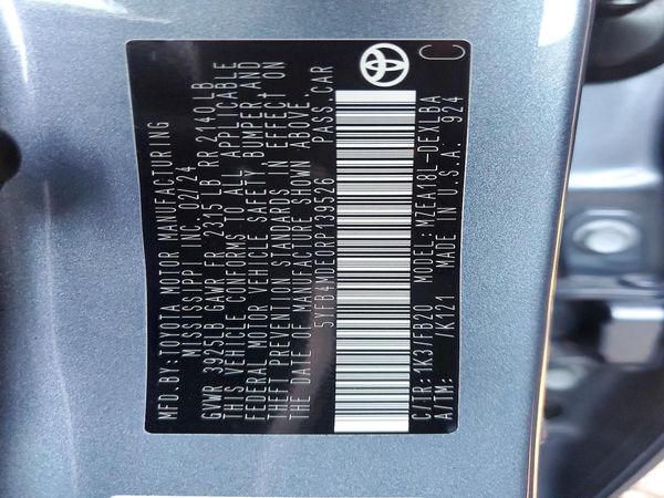 2024 TOYOTA COROLLA