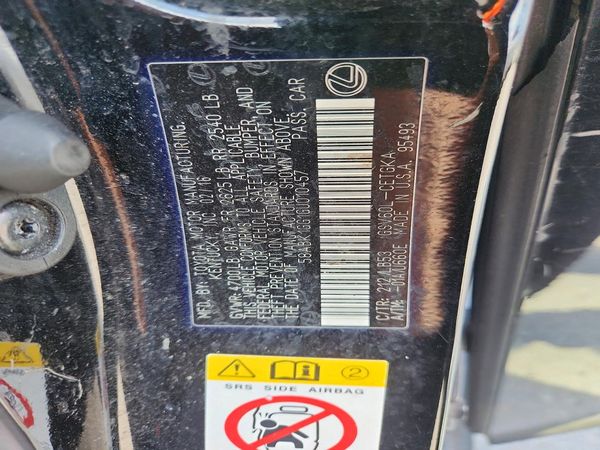 2016 LEXUS ES 350