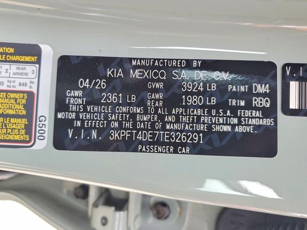2026 KIA K4 LX, LXS