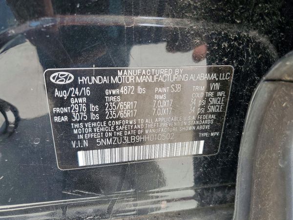 2017 HYUNDAI SANTA FE SPORT