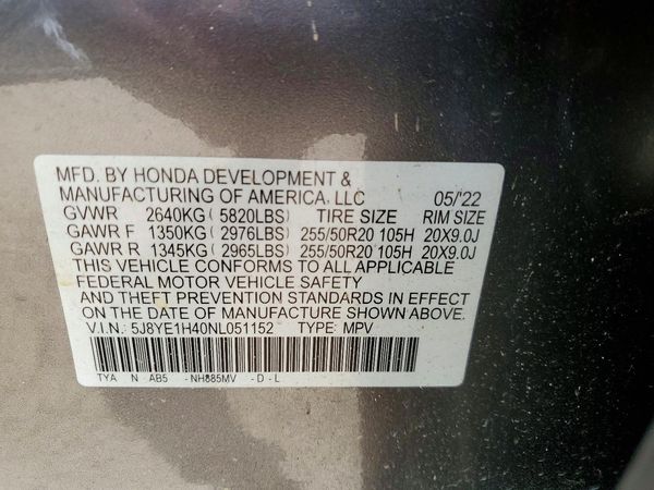 2022 ACURA MDX TECH