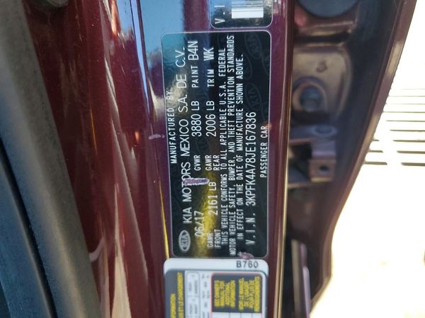 2018 KIA FORTE