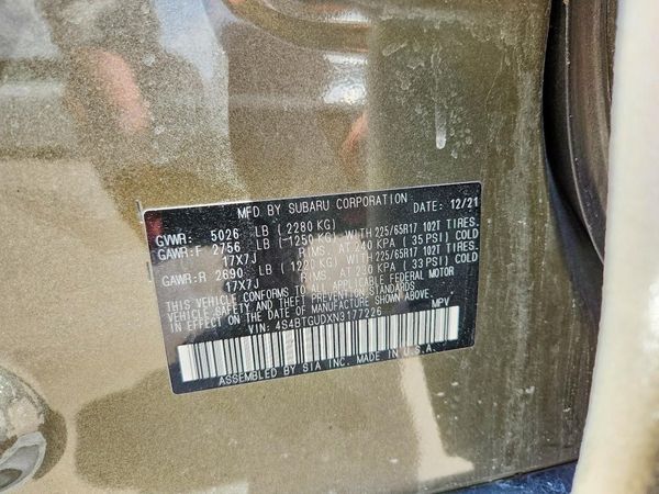 2022 SUBARU OUTBACK