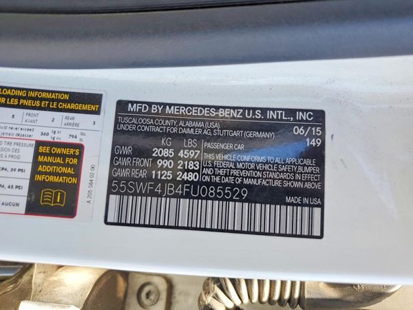 2015 MERCEDES-BENZ C Base