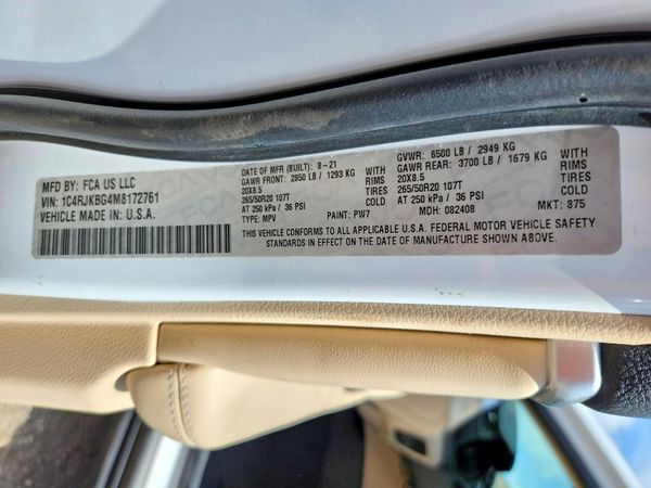 2021 JEEP GRAND CHEROKEE Limited