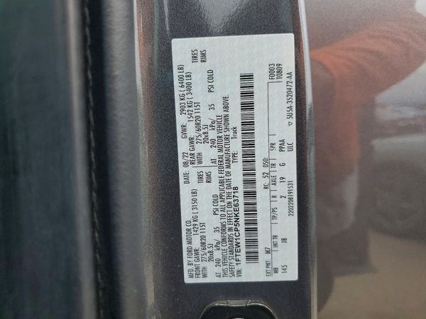 2022 FORD F150