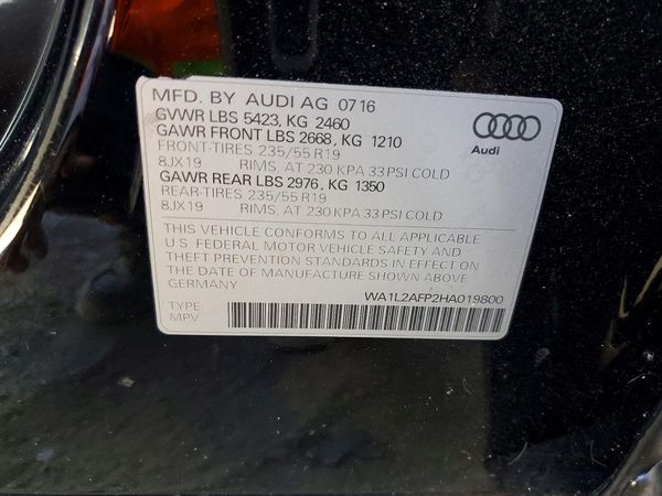2017 AUDI Q5