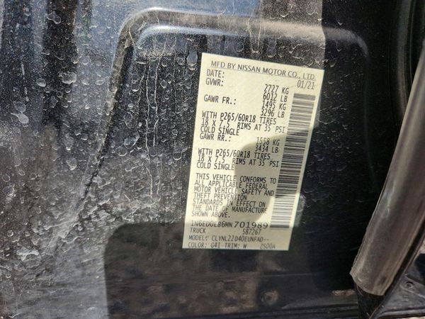 2021 NISSAN FRONTIER