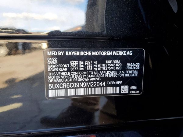 2022 BMW X5 xDrive40i