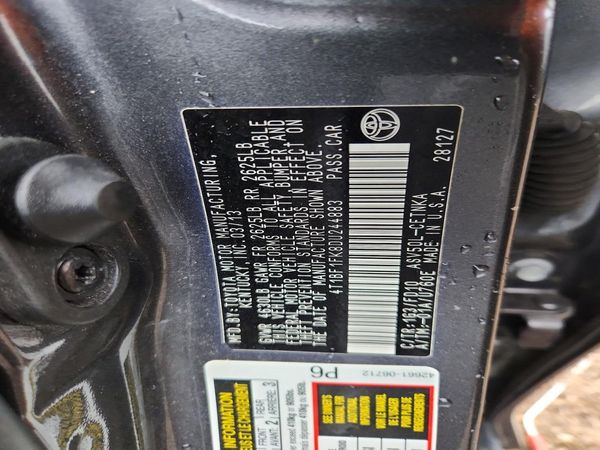 2013 TOYOTA CAMRY