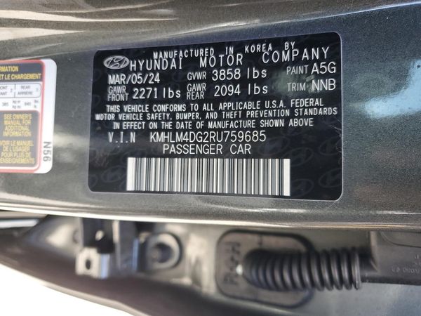 2024 HYUNDAI ELANTRA SEL — VINS
