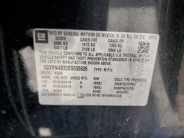 2014 CADILLAC SRX Standard