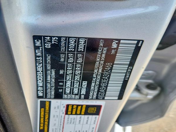2014 MERCEDES-BENZ ML ML350 4-MATIC