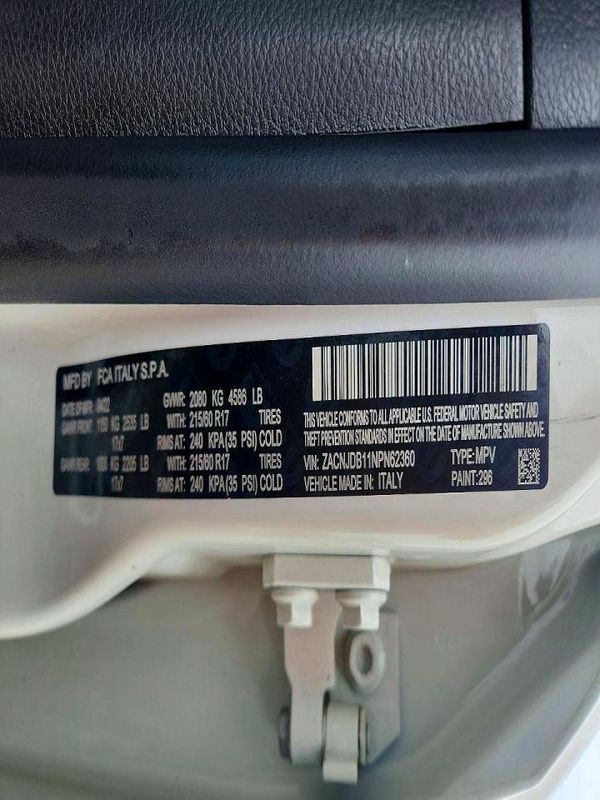2022 JEEP RENEGADE Latitude, Longitude