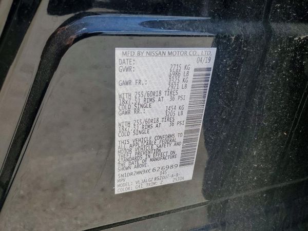 2019 NISSAN PATHFINDER