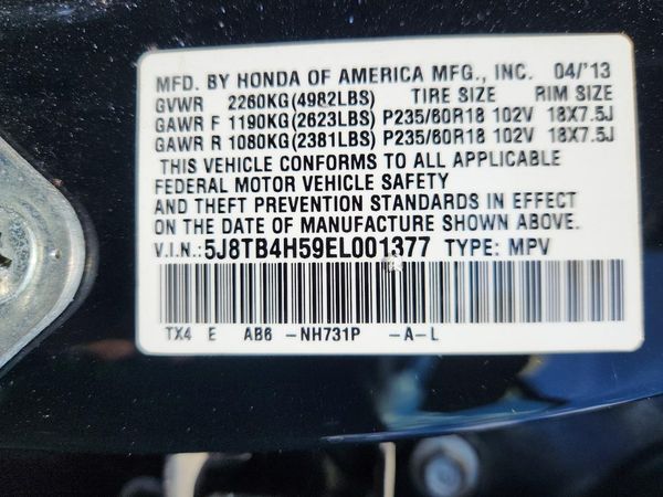 2014 ACURA RDX Technology Package