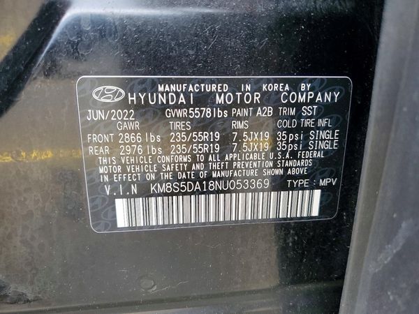 2022 HYUNDAI SANTA FE
