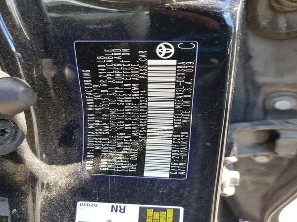 2020 TOYOTA COROLLA SE, CVT