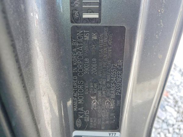 2015 KIA FORTE
