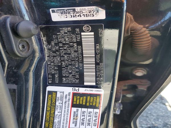 2012 TOYOTA CAMRY