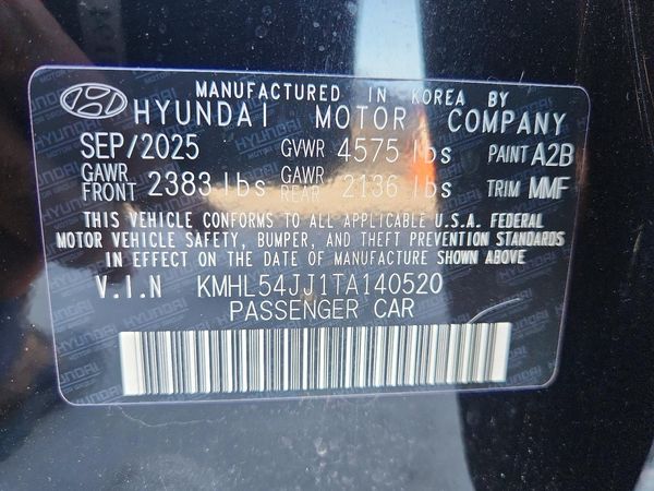 2026 HYUNDAI SONATA HYBRID Limited