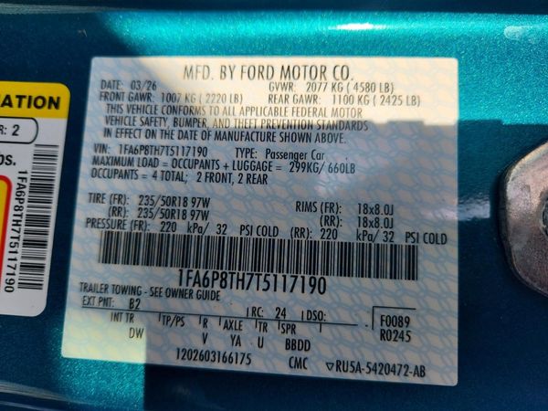 2026 FORD MUSTANG I4