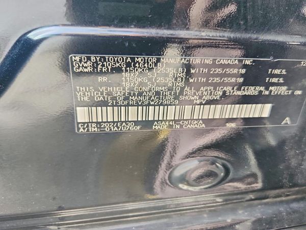 2015 TOYOTA RAV4 Limited (G Grade)