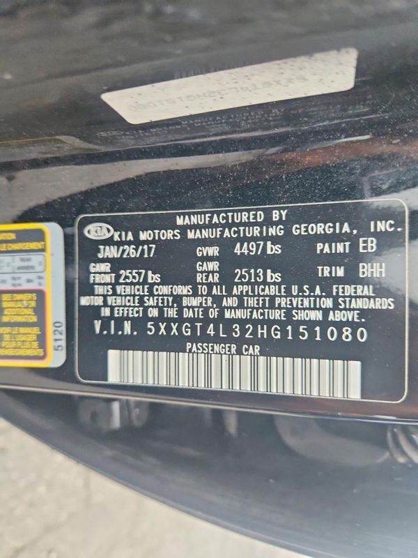 2017 KIA OPTIMA