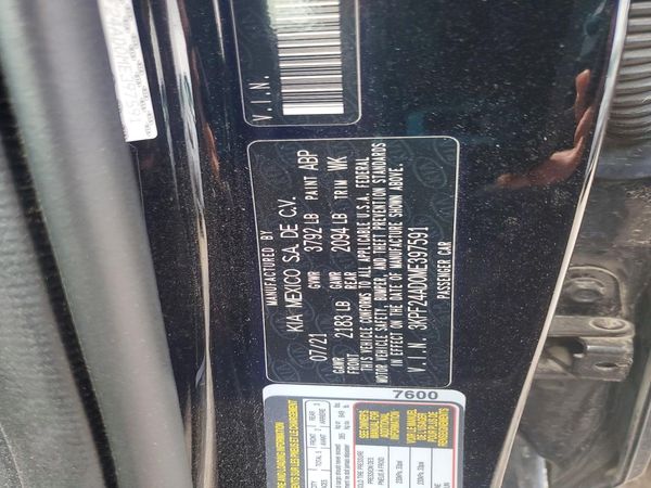 2021 KIA FORTE FE, LXS