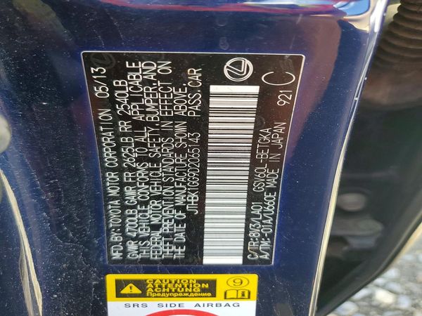 2013 LEXUS ES
