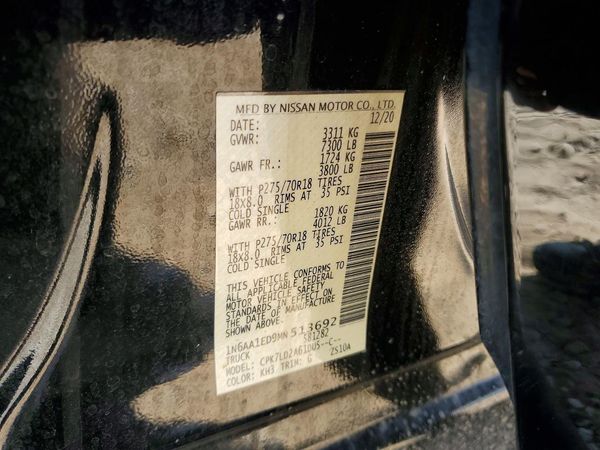 2021 NISSAN TITAN Crew Cab